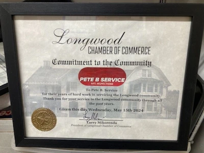 Chamber of Commerce Commitment to community award